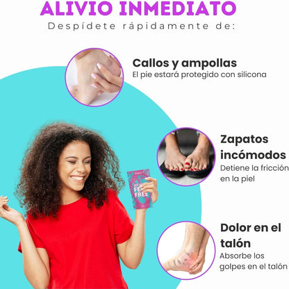 Taloneras terapéuticas transpirables - PharmaToe™