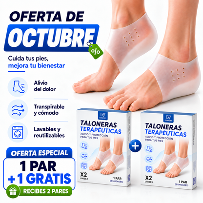 Taloneras terapéuticas transpirables - PharmaToe™